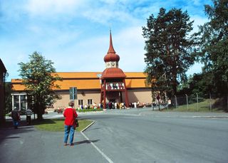 Eingang zum Jamtli Historienland in Östersund